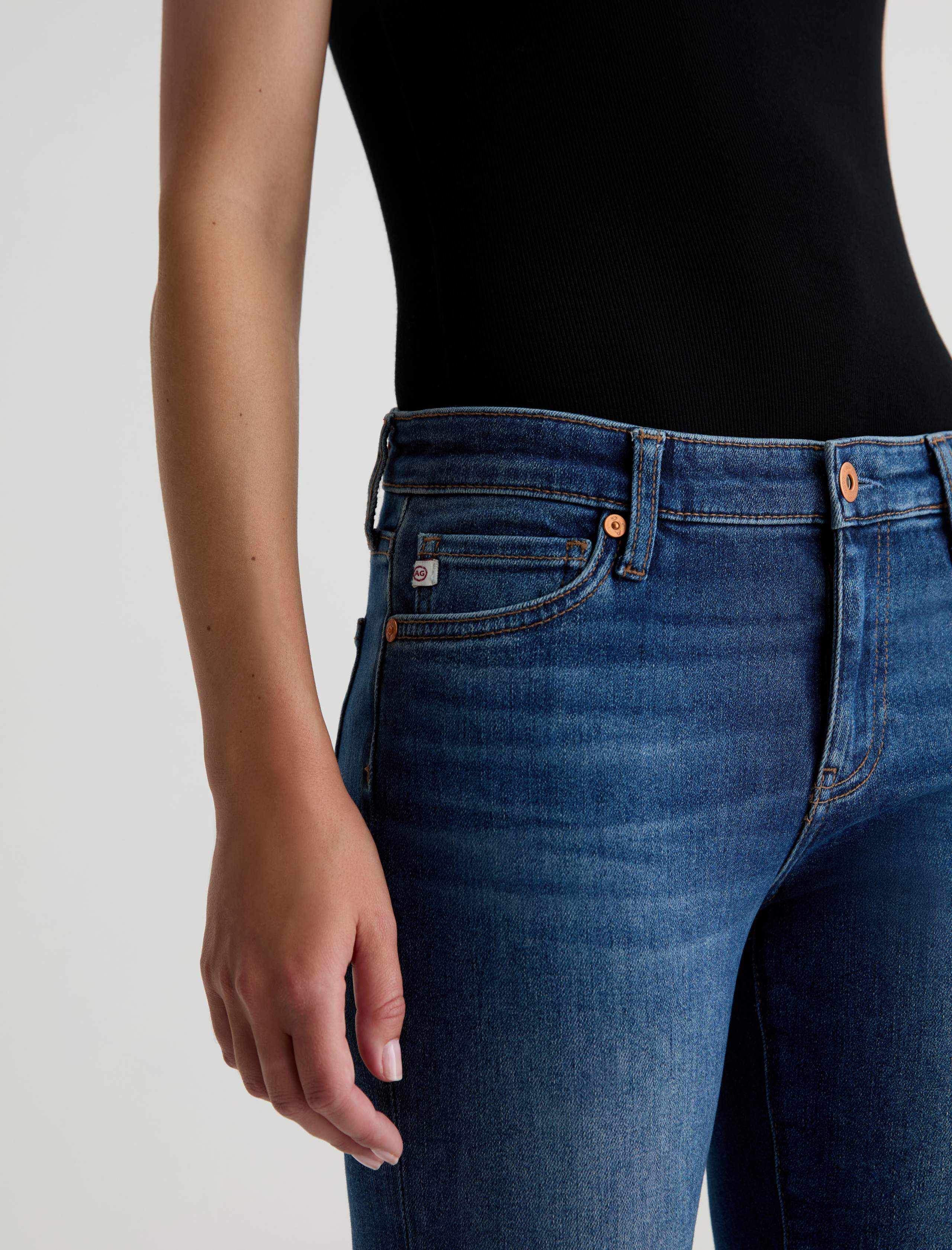 AG Angel Low Rise Bootcut Jean in 12 Yrs Assumption