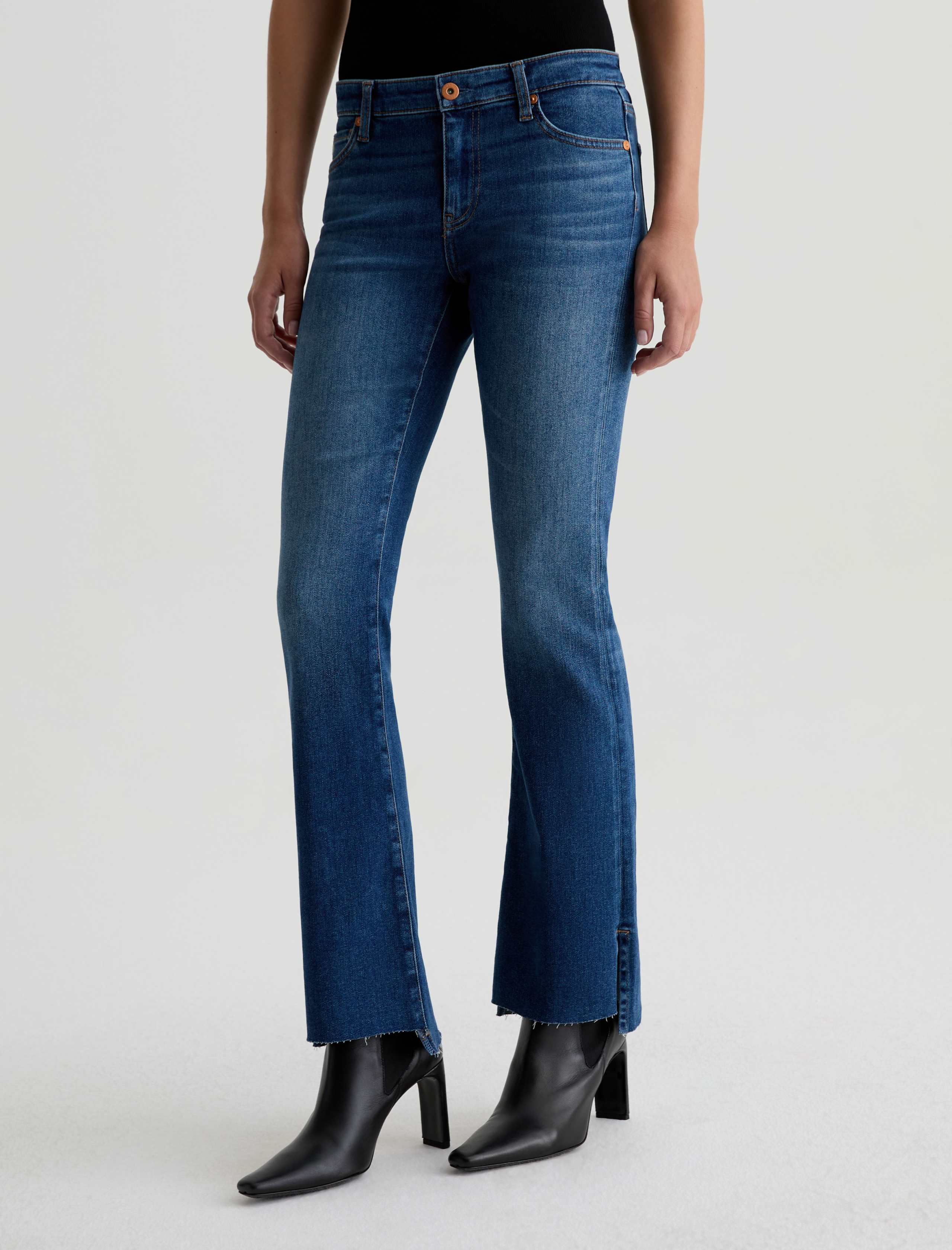 AG Angel Low Rise Bootcut Jean in 12 Yrs Assumption