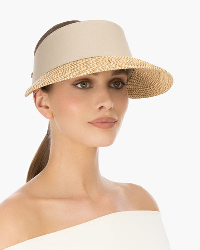 Chapeau d'ombrage pour femmes, Wide Hat Hood Hood, Été Passing Voyage en  plein air, Mme Panama Double Cap