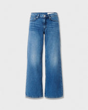 Rag & Bone Saige Ankle Relaxed Straight Jeans in River