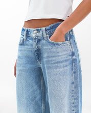 Rag & Bone Saige Ankle Relaxed Straight Jeans in Ludlow