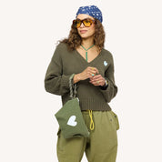 Kerri Rosenthal Saturday V Neck Sweater
