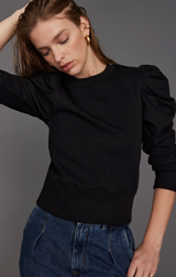 Soldout.nyc The Just Enough Puff Sleeve Sweatshirt