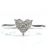 Diamond Heart Ring