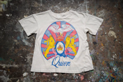 MadeWorn Queen Crop Tee in Vintage White