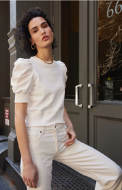 Soldout.nyc The Just Enough Puff Sleeve S/S Sweatshirt