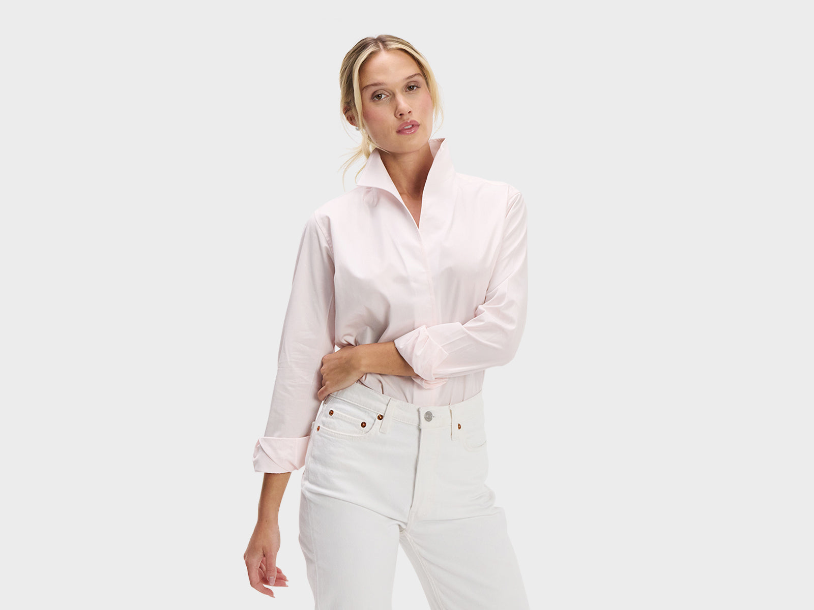 Sarah Alexandra Signature Shirt in Touch of Pink
