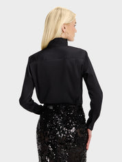 Sarah Alexandra Signature Shirt in Black Magic