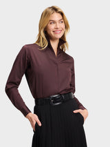 Sarah Alexandra Signature Shirt in Dark & Stormy