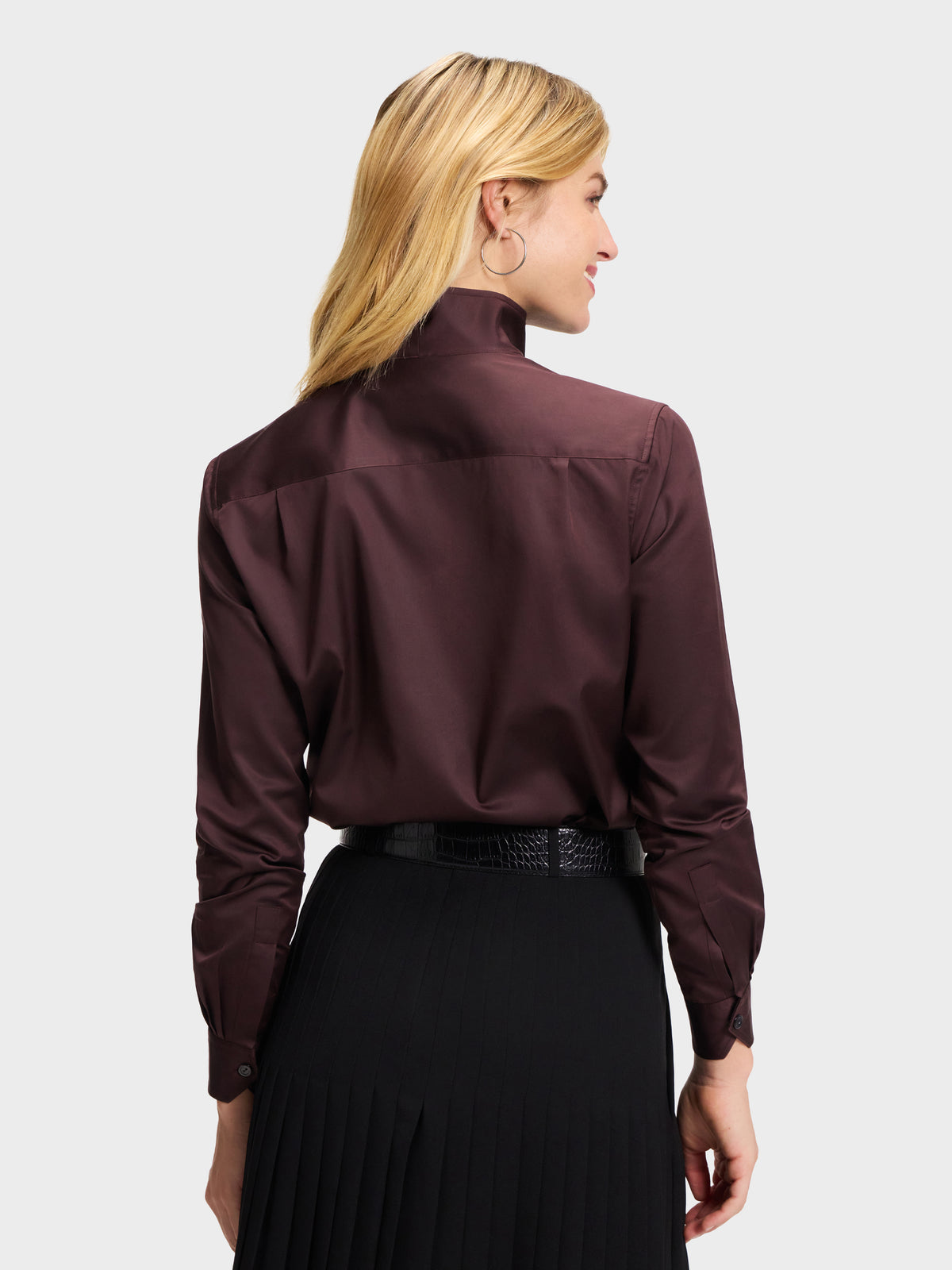 Sarah Alexandra Signature Shirt in Dark & Stormy