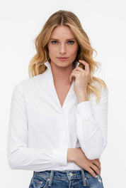 Sarah Alexandra Signature Shirt in Snow Angel