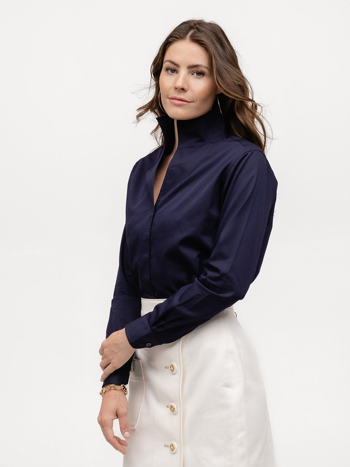 Sarah Alexandra Signature Shirt in Midnight in Manhattan