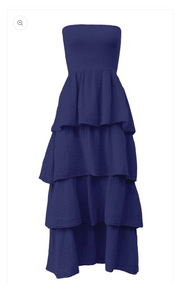 Felicite Tier Maxi Ruffle Dress