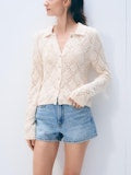 White + Warren Cotton Pointelle L/S Shirt