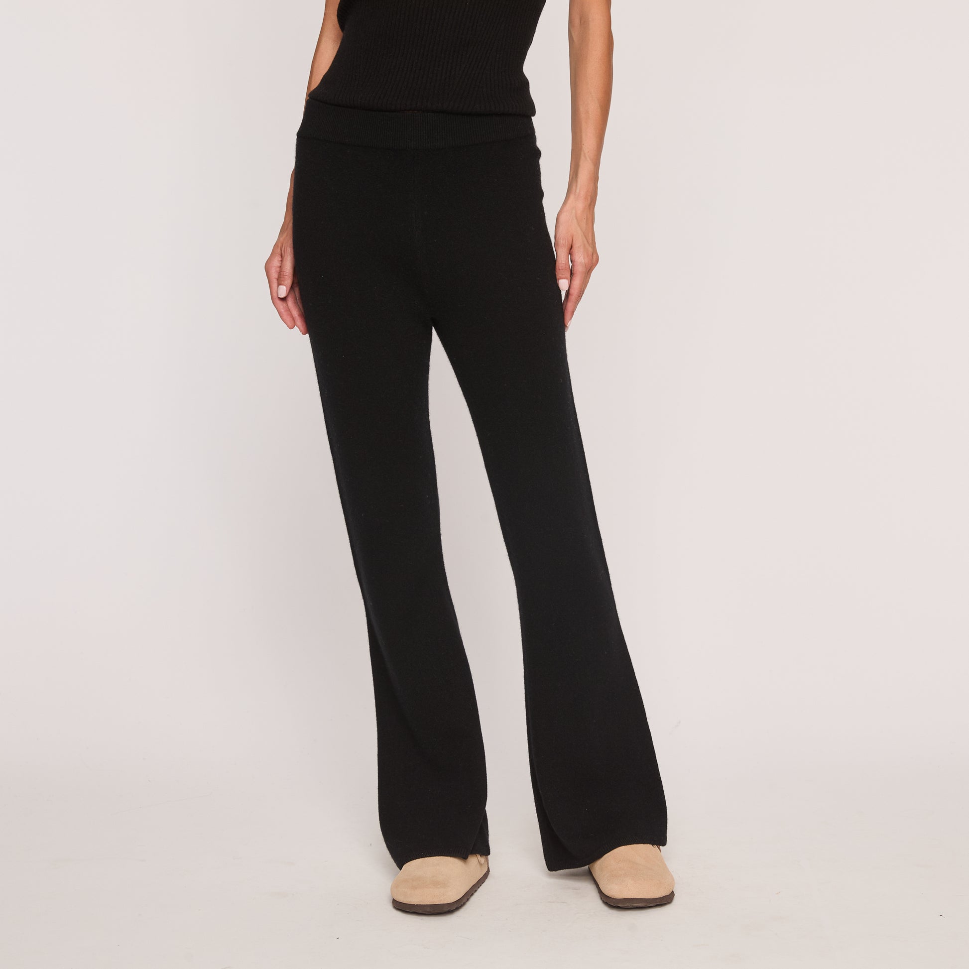 Cashmere Project Flare Pant In Black