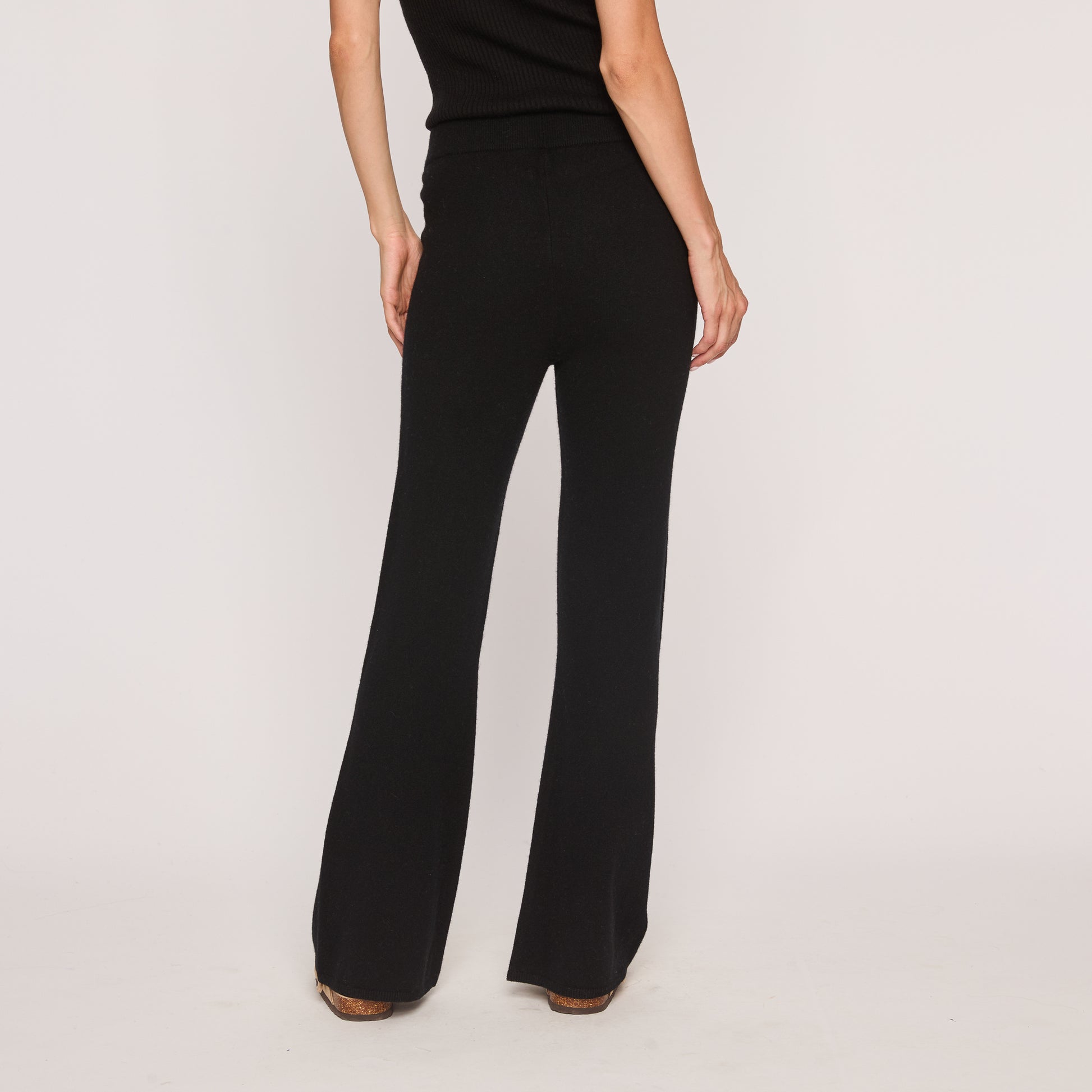 Cashmere Project Flare Pant In Black