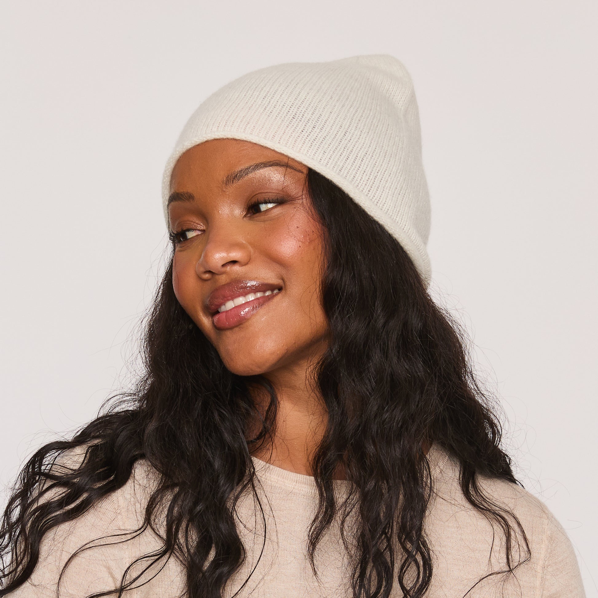 Cashmere Project Rolled Edge Hat