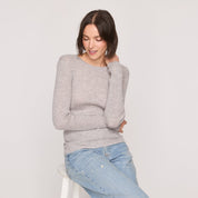 Cashmere Project California Cashmere Ribbed Crew