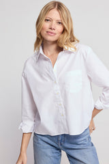 The Shirt L/S Boxy Cropped Shirt