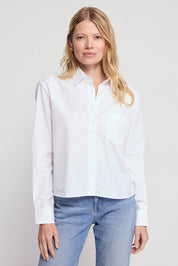 The Shirt L/S Boxy Cropped Shirt