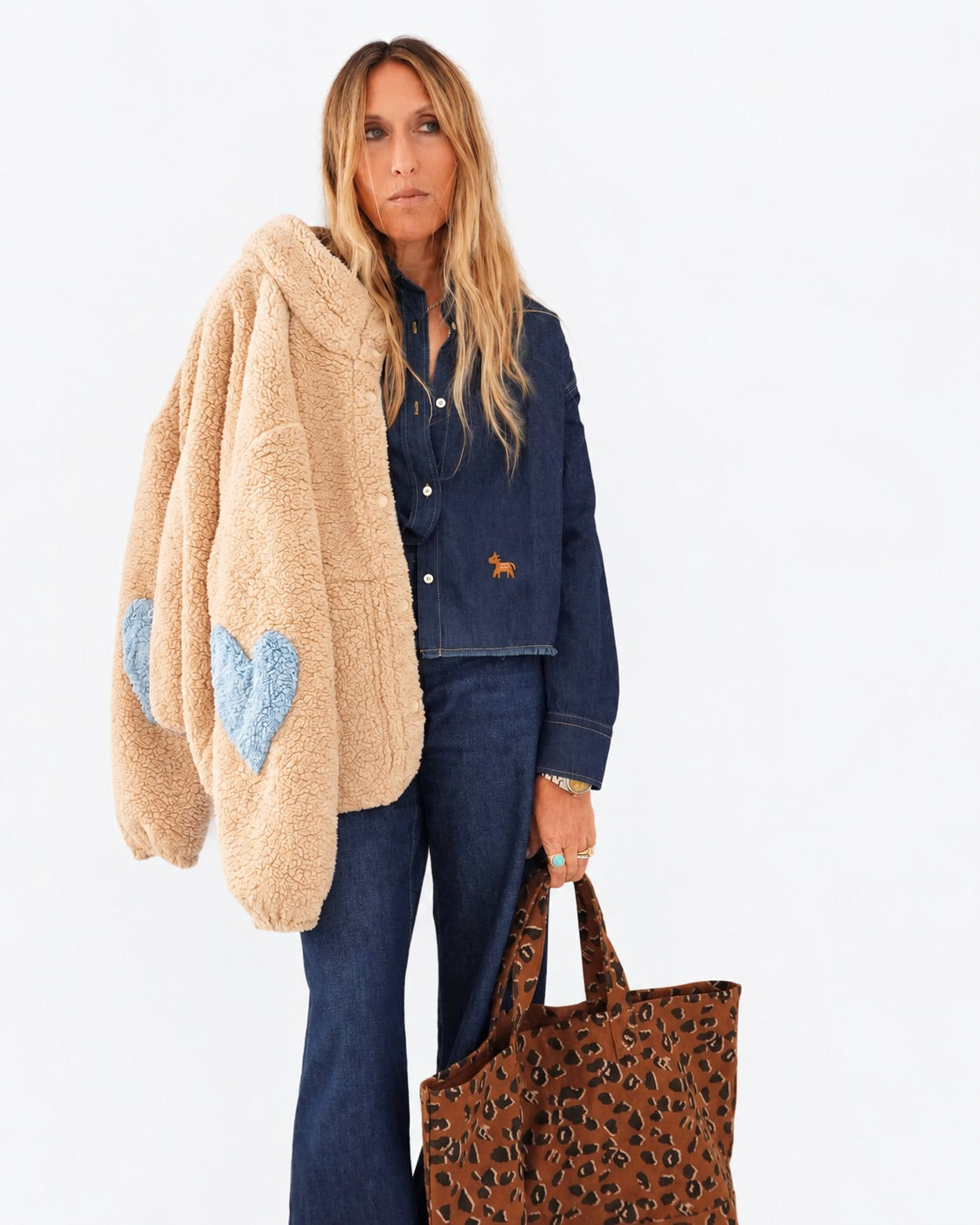 Kerri Rosenthal Coze Magoze Jacket in Teddy Brown