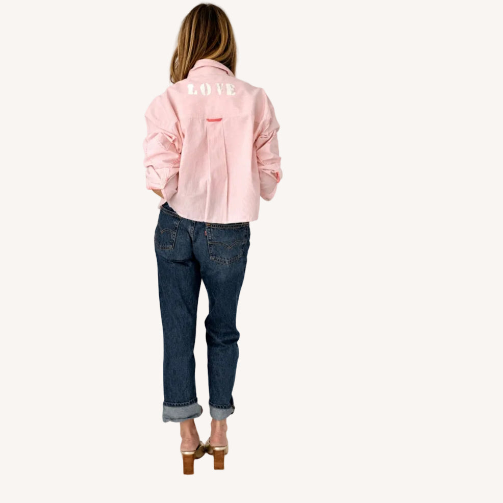 Kerri Rosenthal Tia Love Stripe Shirt