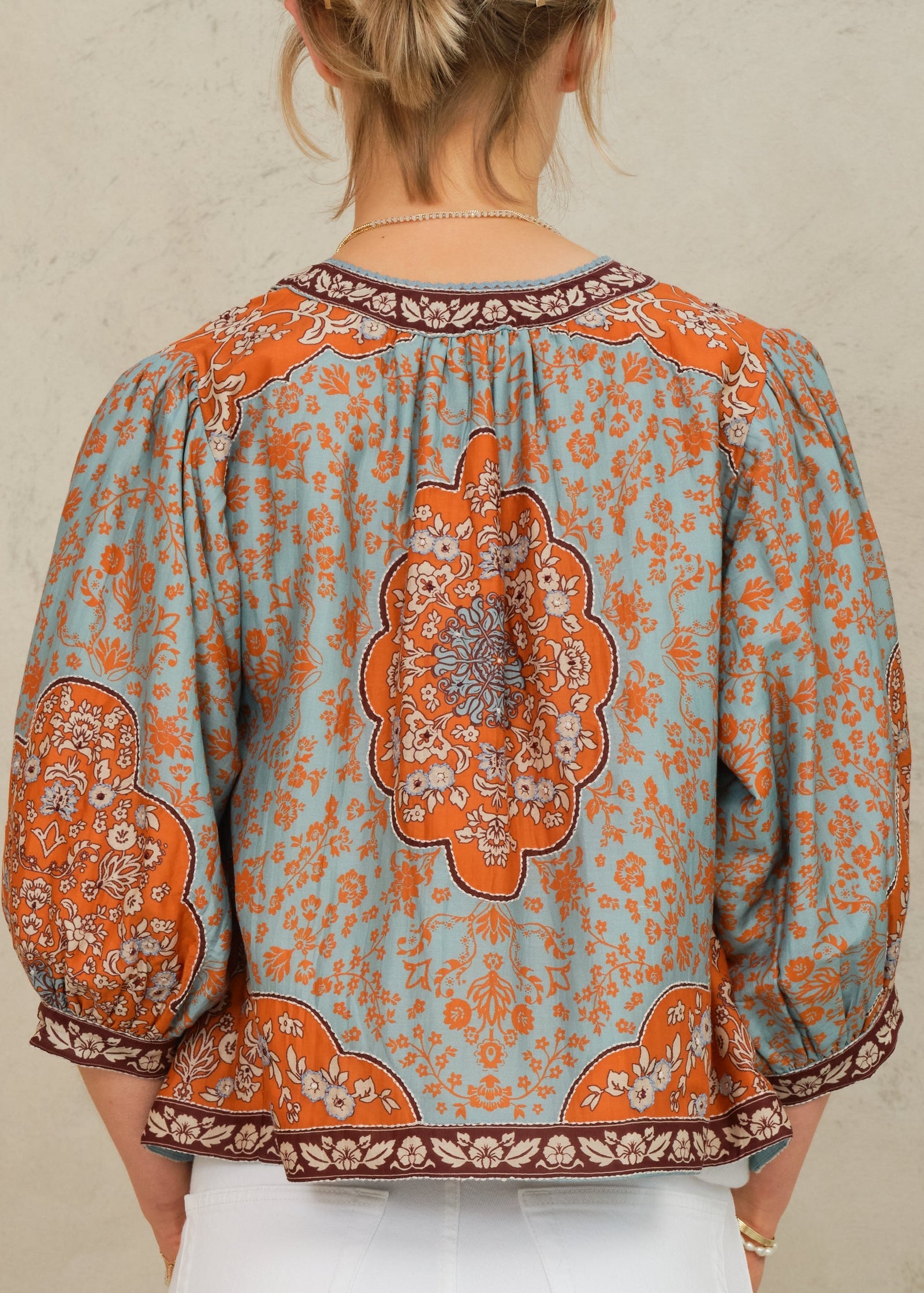 M.A.B.E. Ursa Print Embroidered Jacket