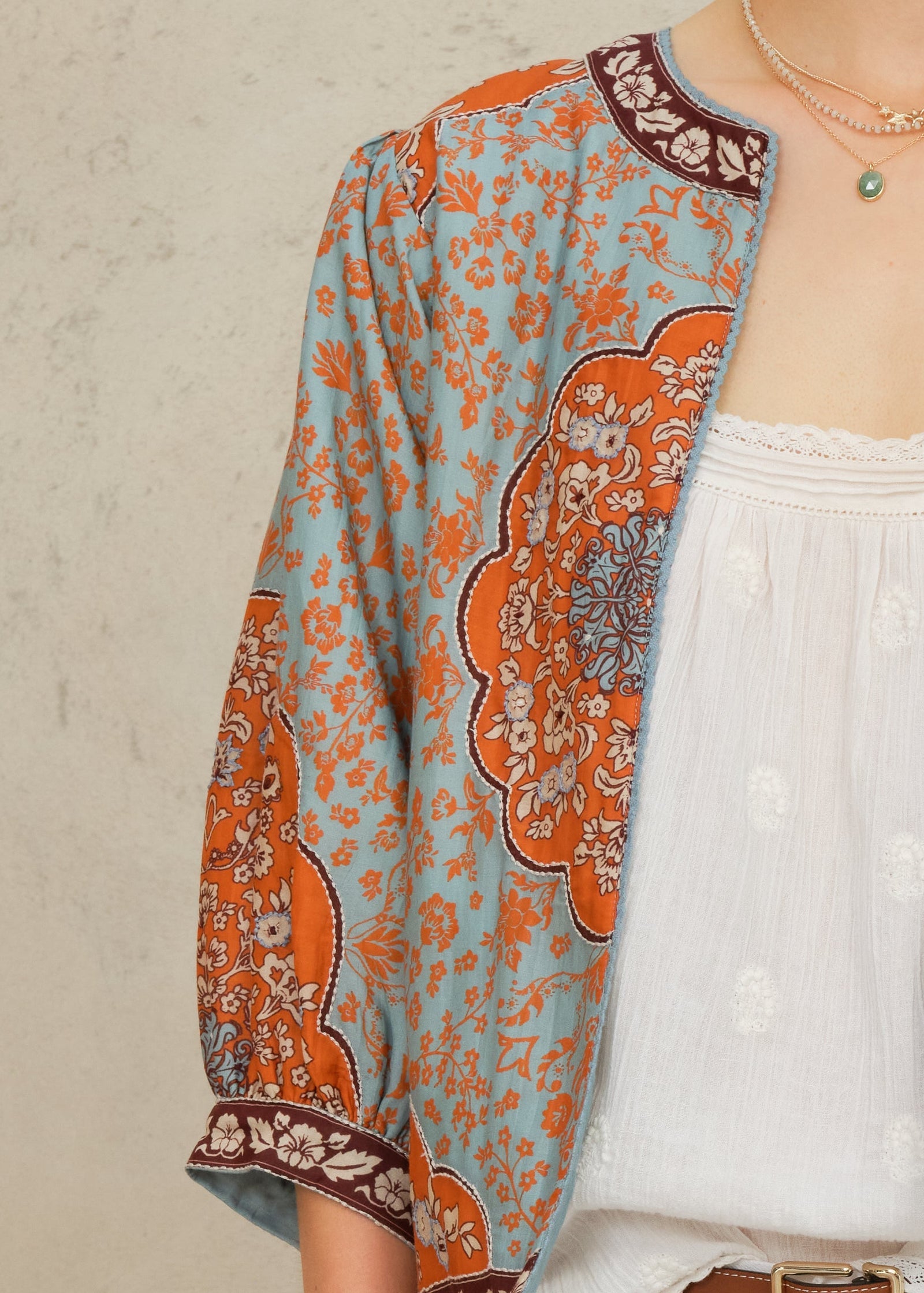 M.A.B.E. Ursa Print Embroidered Jacket