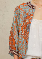M.A.B.E. Ursa Print Embroidered Jacket