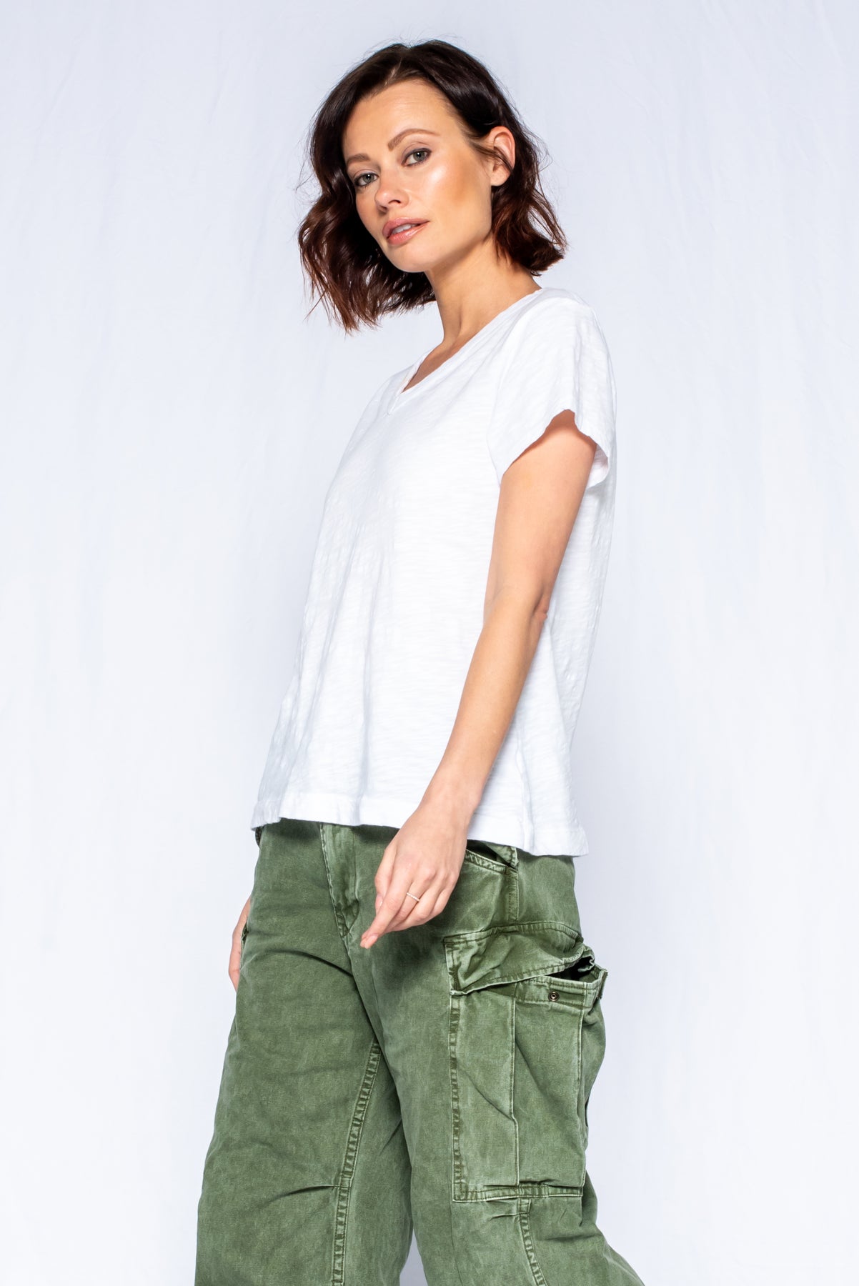 Wilt Baby Fit Short Sleeve V Neck Tee