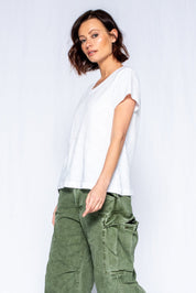 Wilt Baby Fit Short Sleeve V Neck Tee