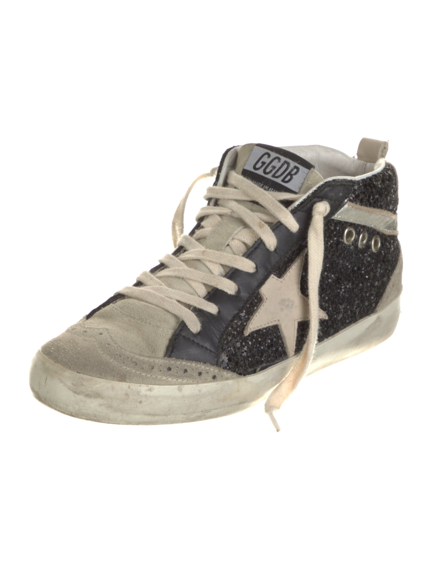 Golden Goose Mid Star Glitter Sneaker