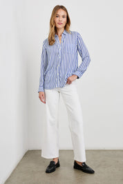 Rails Wren Shirt in Blue White