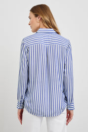 Rails Wren Shirt in Blue White