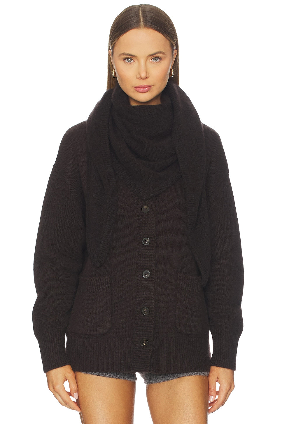 White & Warren Cashmere Triangle Scarf
