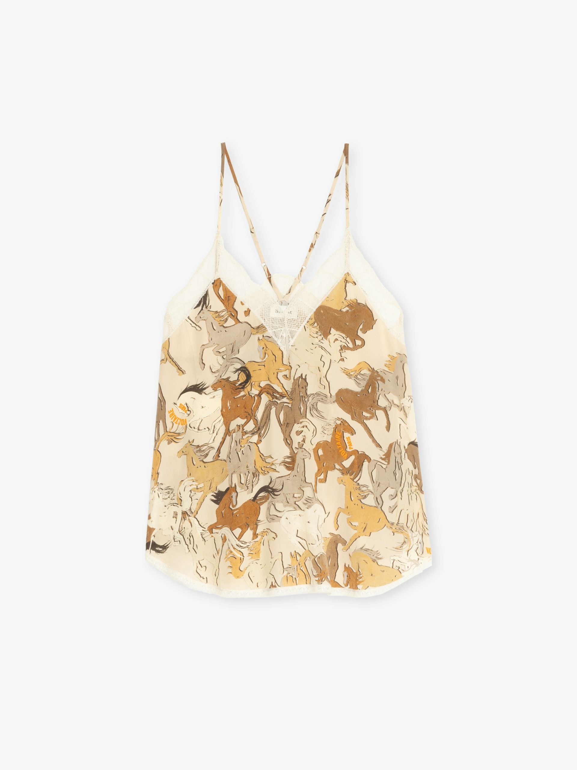 Zadig & Voltaire Christy Horses Camisole