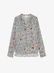 Zadig & Voltaire Tink Blouse in Soft British Flowers