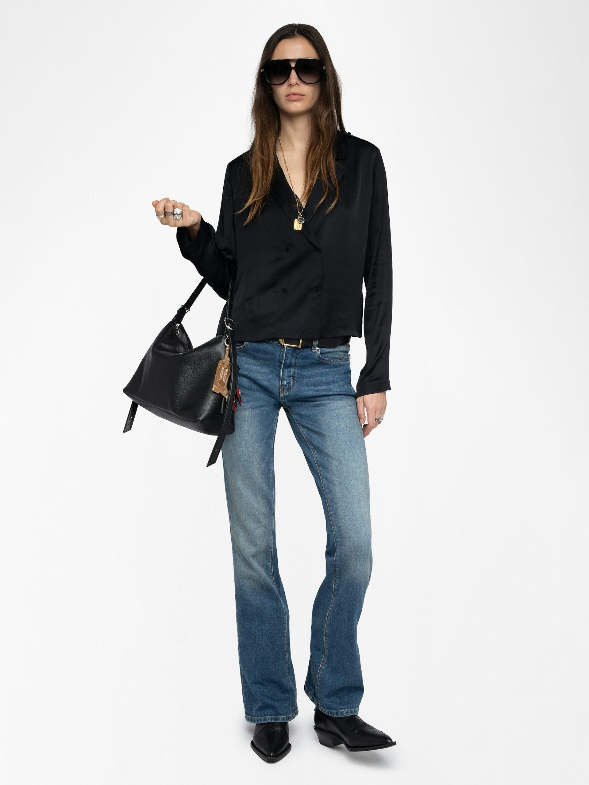 Zadig & Voltaire Tussi Satin Blouse