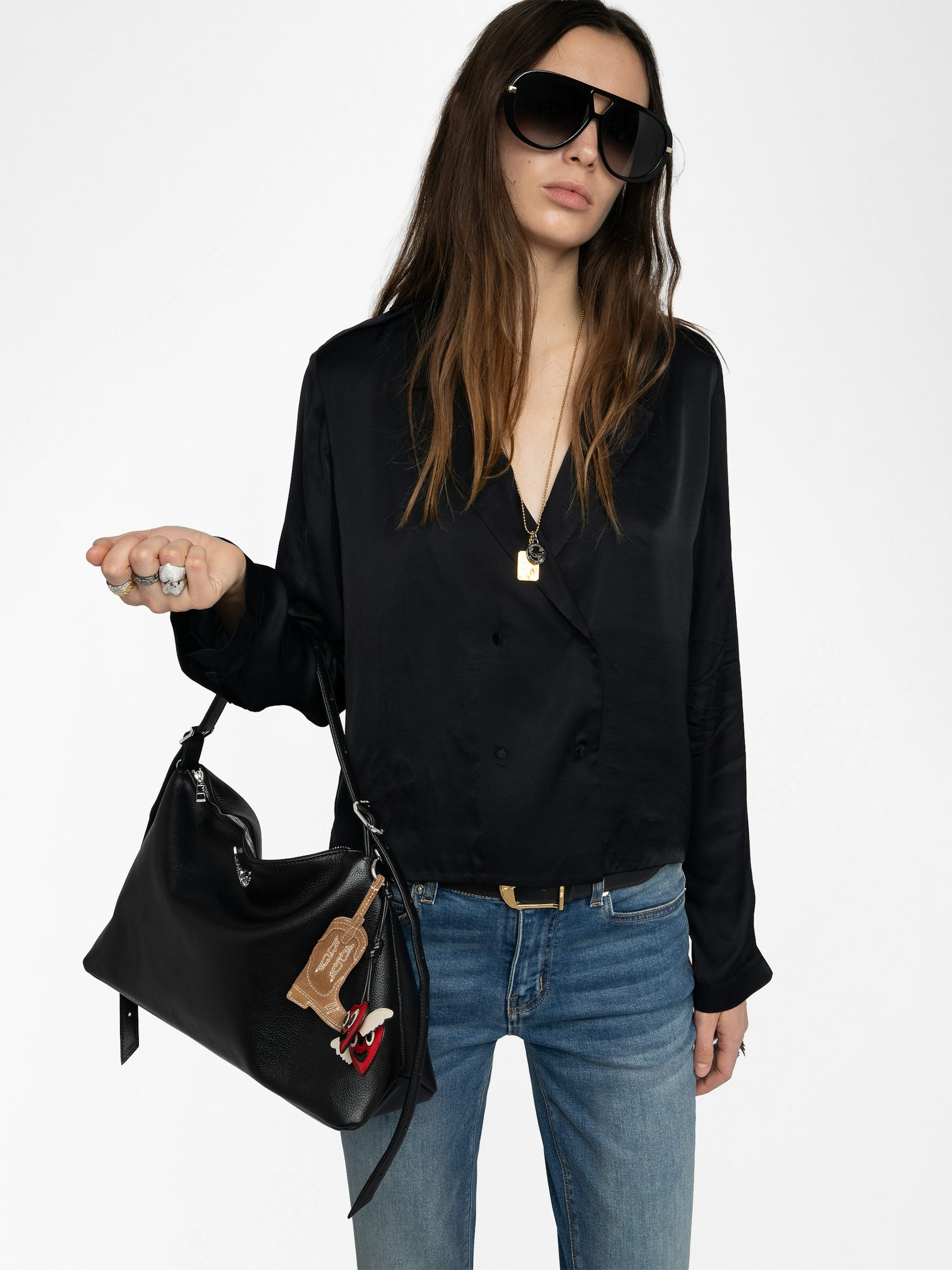 Zadig & Voltaire Tussi Satin Blouse