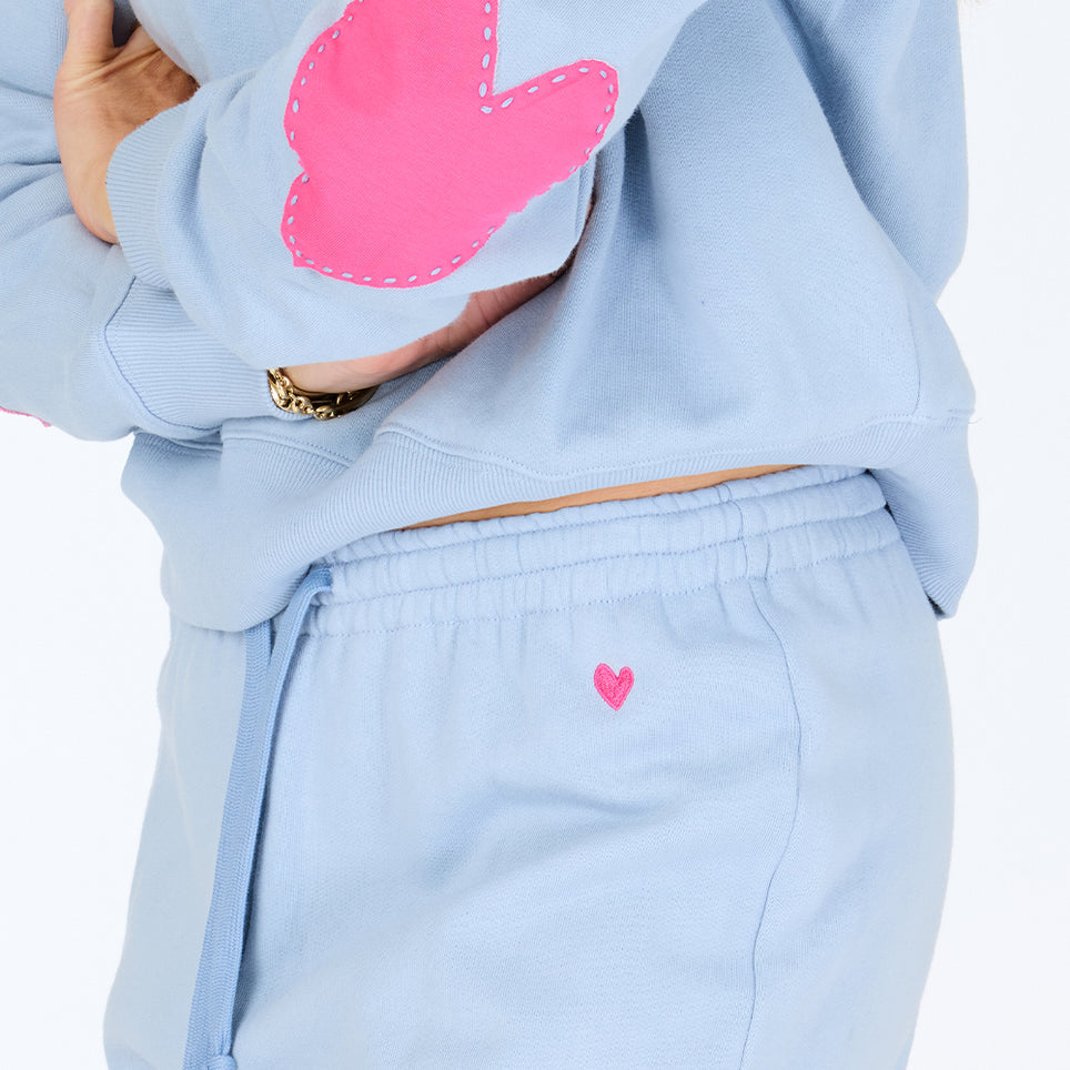 Kerri Rosenthal Weekend Barb Sweatpants in Slate Blue