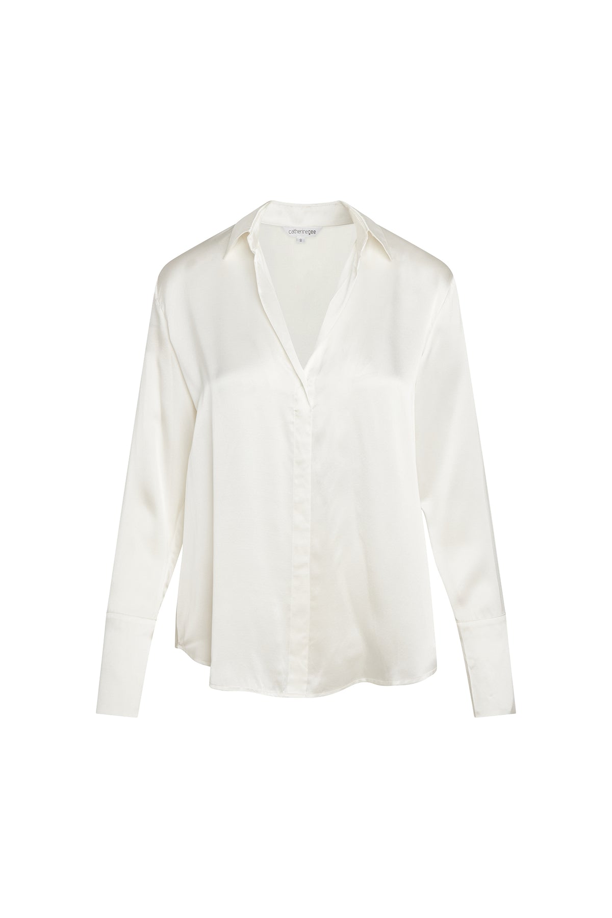 Catherine Gee Daria Silk Blouse - White