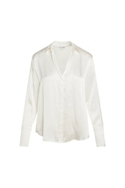 Catherine Gee Daria Silk Blouse - White
