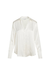 Catherine Gee Daria Silk Blouse - White