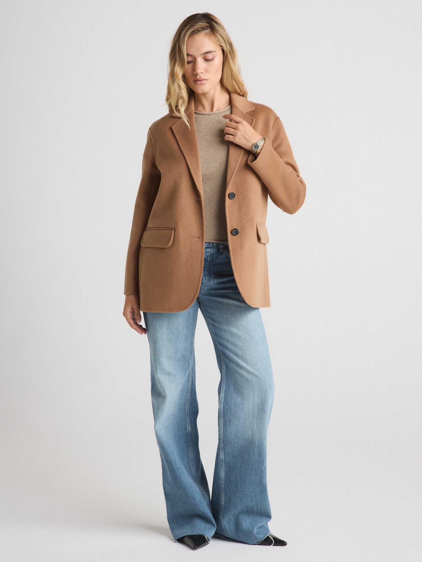 Women_s_100_Cashmere_Cardigan_Blazer_in_Camel_I_Front_View.jpg