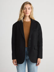 W.Cashmere Camellia Wool Blazer