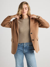 W.Cashmere Camellia Wool Blazer