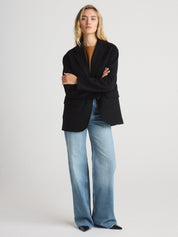 W.Cashmere Camellia Wool Blazer