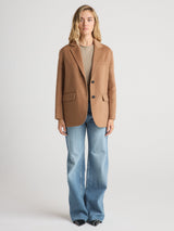 W.Cashmere Camellia Wool Blazer