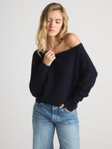 W.Cashmere Mimi Off-The-Shoulder Sweater