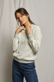 PerfectWhiteTee Ziggy Reverse Shrunken Crew Sweatshirt